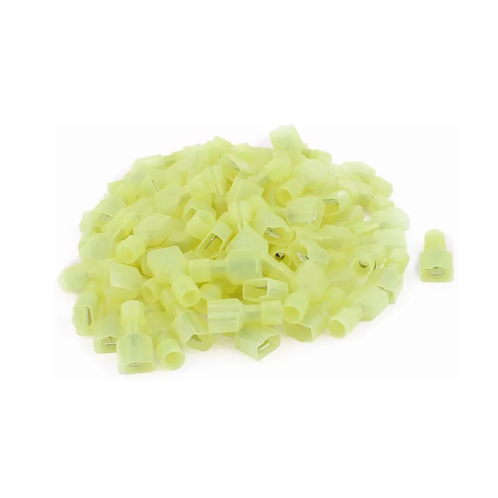 Terminal MACHO Nylon AISLADO 10-12AWG AMARILLO 100UND.webp