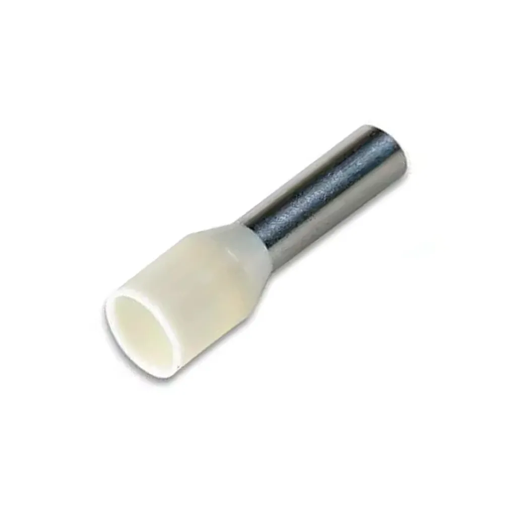 [E10-12] Terminal Sobremoldeado Simple – 8 AWG (10mm²) Marfil (100 und)
