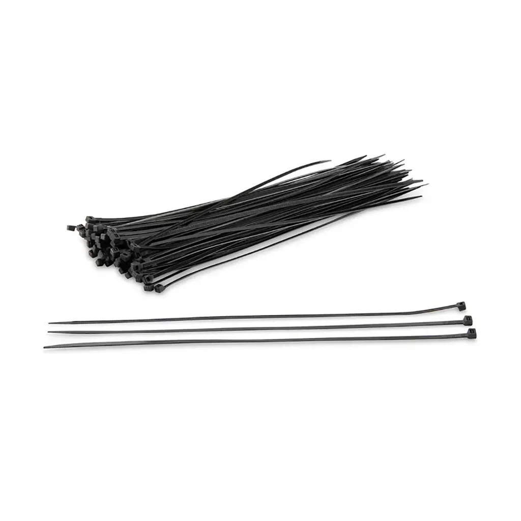 [4.8X250MM-N] Cintillo de Sujeción Nylon 6.6 – 250x4.8mm Negro (100 und)