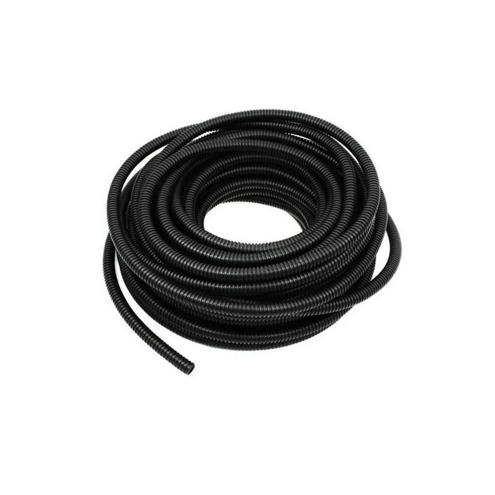 [IMP - 1/4 - VP-7 MM] Tubería Corrugada Flexible – 1/4" (7mm) Negra